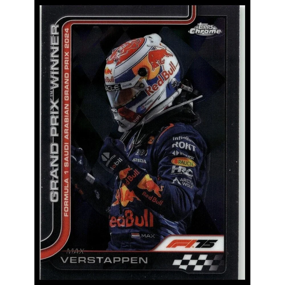 2025 Topps Chrome Formula 1 Max Verstappen #94 Oracle Red Bull Racing